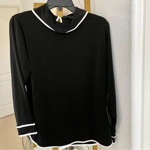 ZARA Basic Collection Black Long Sleeve Top (BRAND NEW)